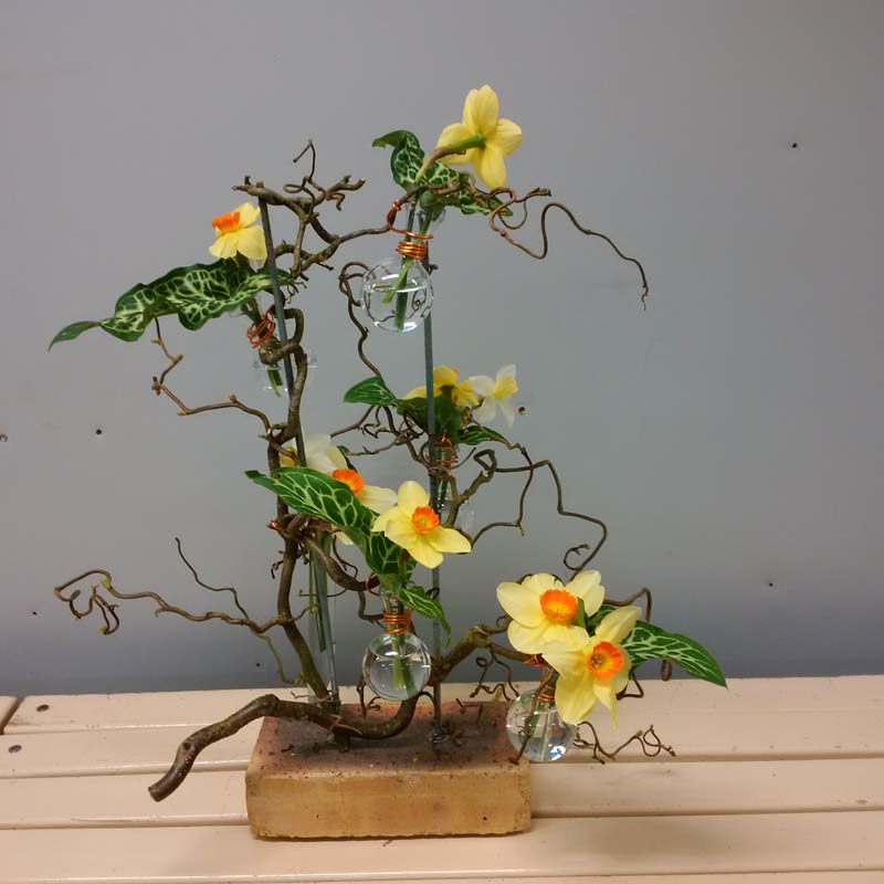 Réalisations aux cours d’Art Floral 2017-2018