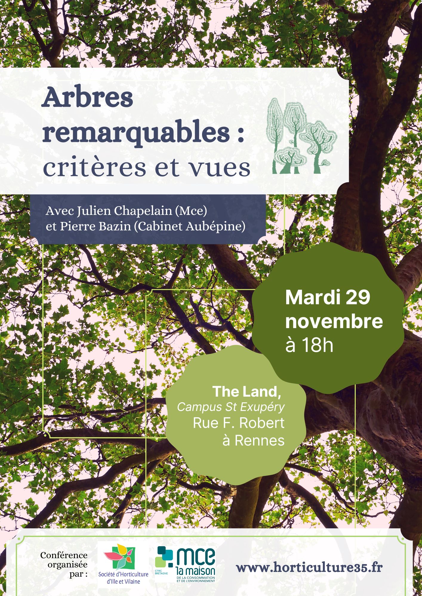 Calendrier 2024 des Arbres — Concours de L'Arbre de l'Année